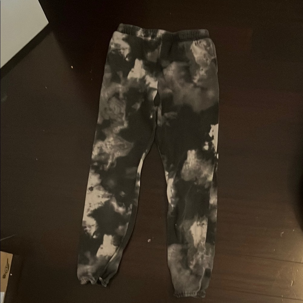 Art Class Black and White Tie-Dye Joggers